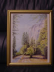 Yosemete, Chacha Novembre 2000 Acrylique d'apr�s une photo de Fred (35,047 bytes)